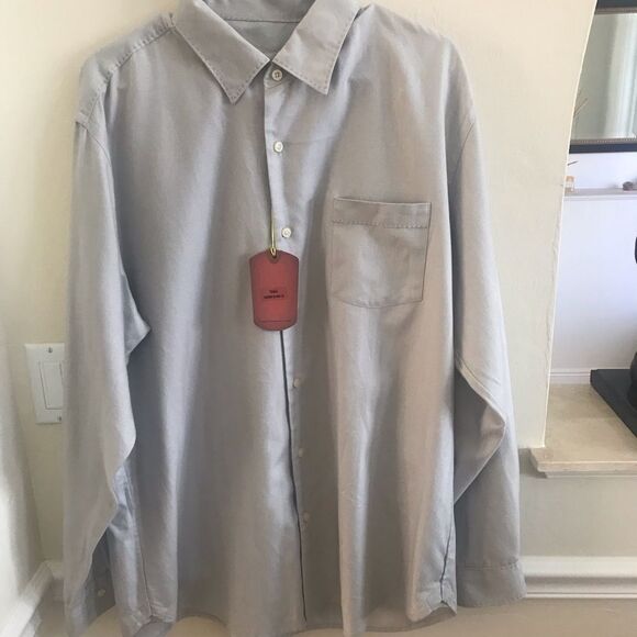 NWT TOMMY BAHAMA HARBOR ISLAND L/S SILK BLEND CAMP SHIRT - Picture 12 of 12